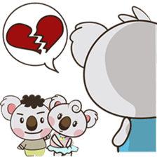 Kuruu the funny koala version 2 sticker #5780815
