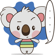 Kuruu the funny koala version 2 sticker #5780816