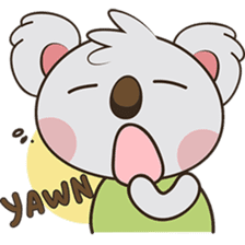 Kuruu the funny koala version 2 sticker #5780817