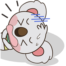 Kuruu the funny koala version 2 sticker #5780820