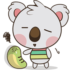 Kuruu the funny koala version 2 sticker #5780822
