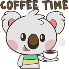 Kuruu the funny koala version 2 sticker #5780824