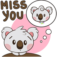 Kuruu the funny koala version 2 sticker #5780826