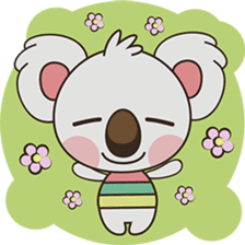 Kuruu the funny koala version 2 sticker #5780830