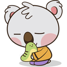 Kuruu the funny koala version 2 sticker #5780836