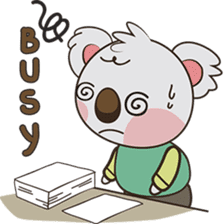 Kuruu the funny koala version 2 sticker #5780846