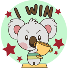 Kuruu the funny koala version 2 sticker #5780848