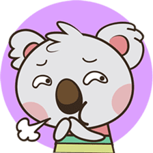 Kuruu the funny koala version 2 sticker #5780850