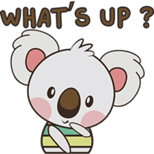 Kuruu the funny koala version 2 sticker #5780858