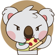 Kuruu the funny koala version 2 sticker #5780860