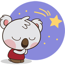 Kuruu the funny koala version 2 sticker #5780864