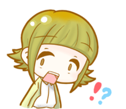 cutesy woman common woman cool woman sticker #5782245