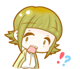 cutesy woman common woman cool woman sticker #5782245