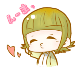 cutesy woman common woman cool woman sticker #5782246