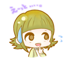 cutesy woman common woman cool woman sticker #5782249