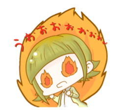 cutesy woman common woman cool woman sticker #5782251