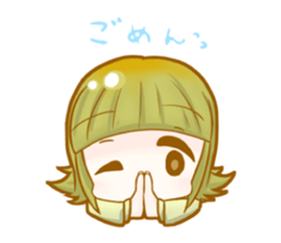 cutesy woman common woman cool woman sticker #5782254