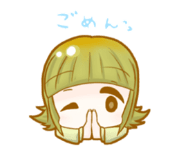 cutesy woman common woman cool woman sticker #5782254