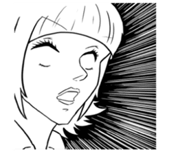 cutesy woman common woman cool woman sticker #5782257