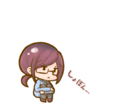 cutesy woman common woman cool woman sticker #5782263