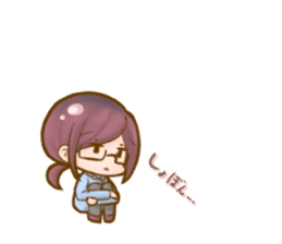 cutesy woman common woman cool woman sticker #5782263