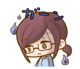 cutesy woman common woman cool woman sticker #5782268