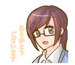 cutesy woman common woman cool woman sticker #5782270