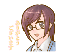 cutesy woman common woman cool woman sticker #5782270