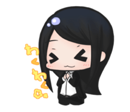 cutesy woman common woman cool woman sticker #5782273