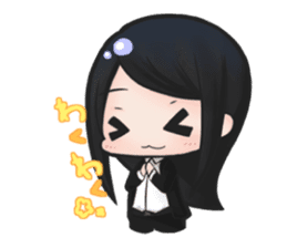 cutesy woman common woman cool woman sticker #5782273