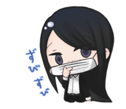 cutesy woman common woman cool woman sticker #5782274