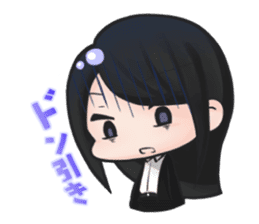 cutesy woman common woman cool woman sticker #5782280