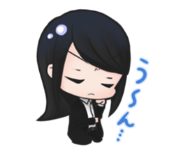 cutesy woman common woman cool woman sticker #5782282