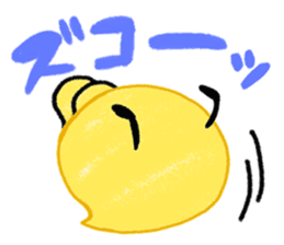 Yellow birds with thick eyebrows sticker #5782607