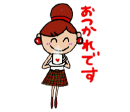 Daily life of the dumpling girl sticker #5782858