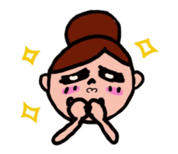 Daily life of the dumpling girl sticker #5782879