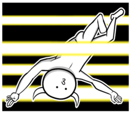 White guy and rounded grew of horn 3 sticker #5783364