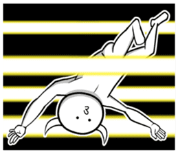 White guy and rounded grew of horn 3 sticker #5783364