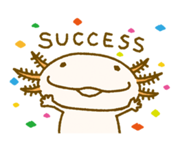 Kakuho Fujii's Funny Axolotl (Eng) sticker #5783652