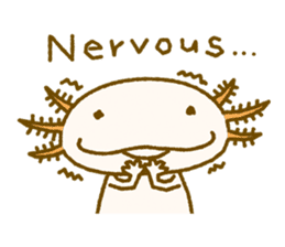 Kakuho Fujii's Funny Axolotl (Eng) sticker #5783653