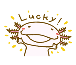 Kakuho Fujii's Funny Axolotl (Eng) sticker #5783664