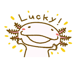 Kakuho Fujii's Funny Axolotl (Eng) sticker #5783664