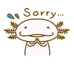 Kakuho Fujii's Funny Axolotl (Eng) sticker #5783665