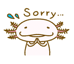 Kakuho Fujii's Funny Axolotl (Eng) sticker #5783665