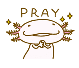 Kakuho Fujii's Funny Axolotl (Eng) sticker #5783666