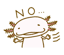 Kakuho Fujii's Funny Axolotl (Eng) sticker #5783673