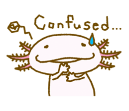 Kakuho Fujii's Funny Axolotl (Eng) sticker #5783682