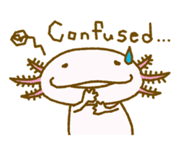 Kakuho Fujii's Funny Axolotl (Eng) sticker #5783682