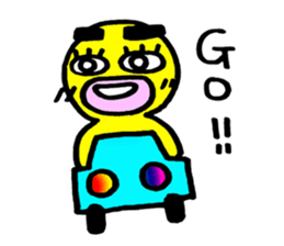 yellow everydey3 sticker #5784461