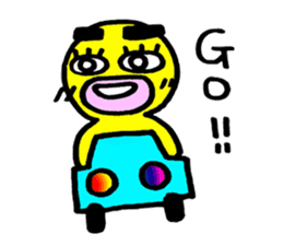 yellow everydey3 sticker #5784461